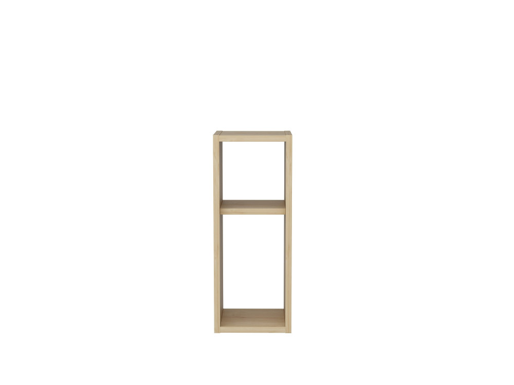 Table de chevet en bois "Sault" - 23 x 22 x 60 cm - Beige