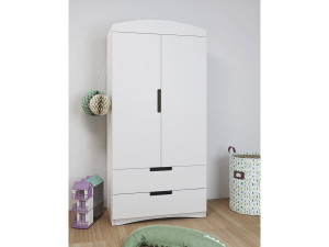 Armoire pour enfants "Classic" - 175,5 x 90 x 52 cm - Blanc 2
