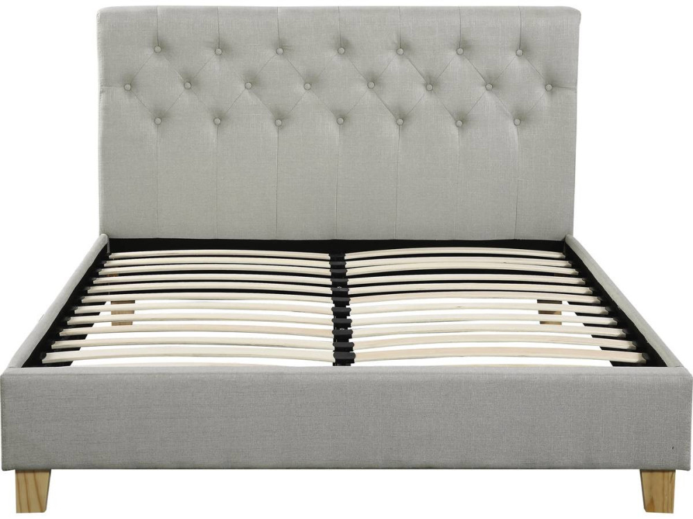 Lit "Emmy" - 160 x 200 cm - Beige