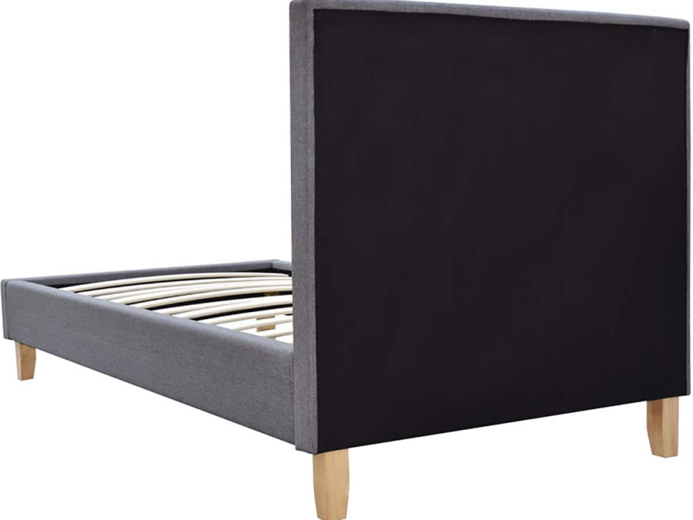 Lit "Elise" - 90 x 190 cm - Gris