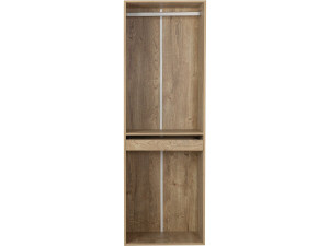 Armoire avec penderie et porte-pantalons "Opéra" - 60 x 45 x 180 cm - Beige