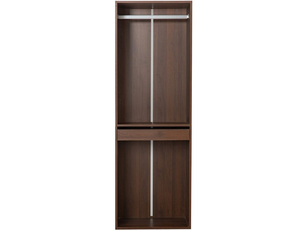 Armoire avec penderie "Opéra" - 60 x 45 x 180 cm - Marron