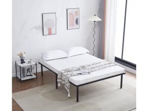 Cadre à lattes + pieds pour matelas 140 x 190 cm - 26 lattes 2