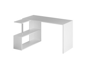 Bureau d'étude en bois "Gelincik" - 130 x 109 x 74 cm - Blanc