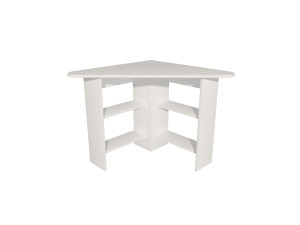 Bureau en bois "Corner " - 80 x 80 x 73 cm - Blanc