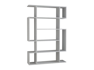 Bibliothèque en bois "Mito" 110 x 25,5 x 161 cm - Blanc