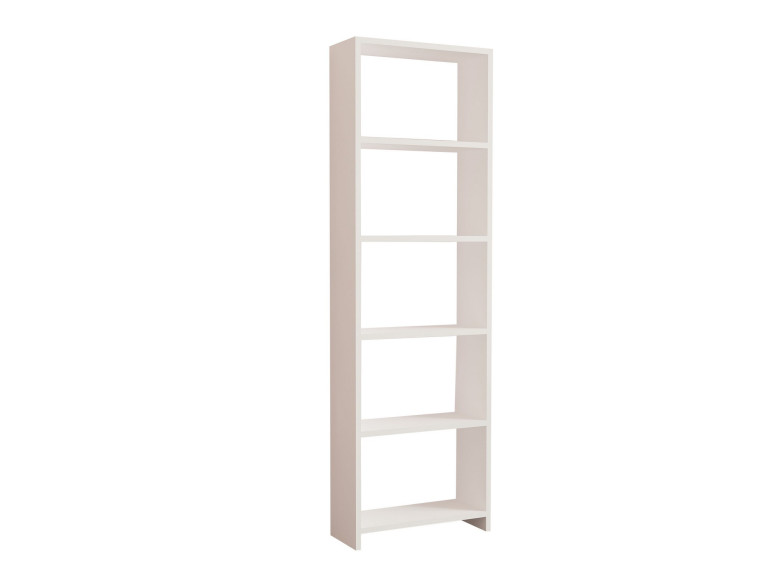 Bibliothèque en bois "New" - 50 x 19 x 160 cm - Blanc
