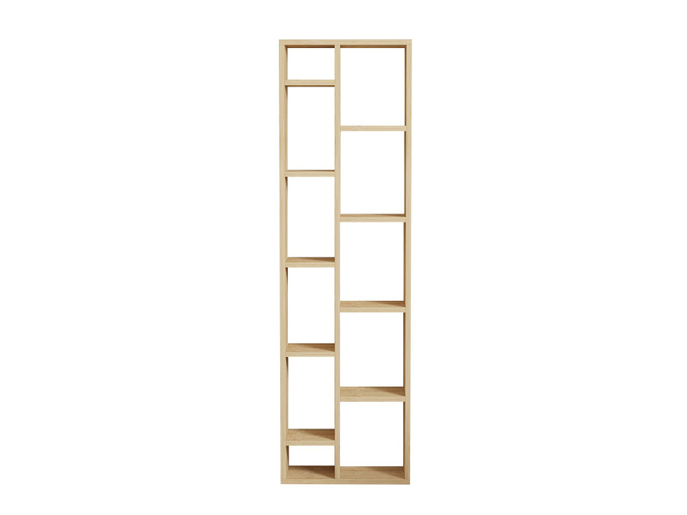 Bibliothèque en bois "Tomi" - 45 x 20 x 150 cm - Chêne Saphir