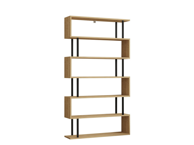 Bibliothèque en bois "Hector" - 90 x 22 x 162 cm - Saphir