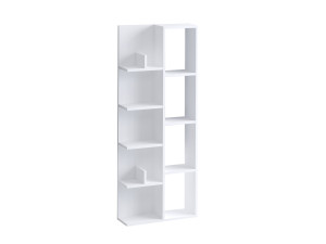 Bibliothèque en bois "Viva" - 60 x 18 x 150 cm - Blanc