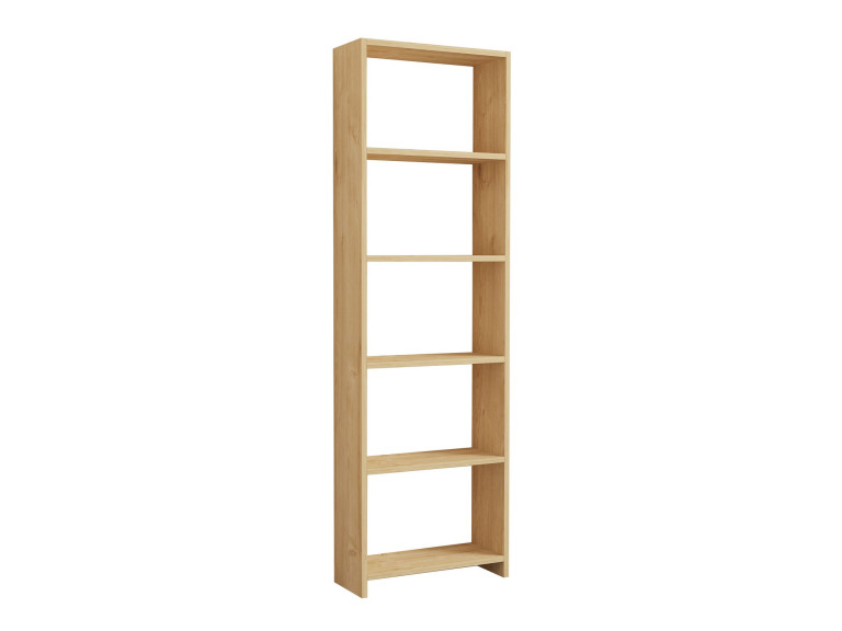 Bibliothèque en bois "New" - 50 x 19 x 160 cm - Chêne