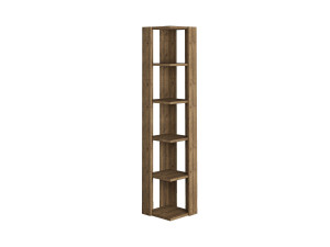 Bibliothèque en bois "Nati" - 32 x 32 x 161 cm - Marron