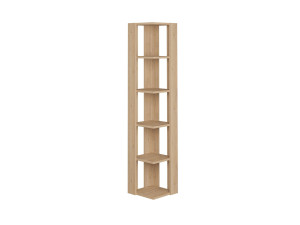 Bibliothèque en bois "Nati" - 32 x 32 x 161 cm - Beige