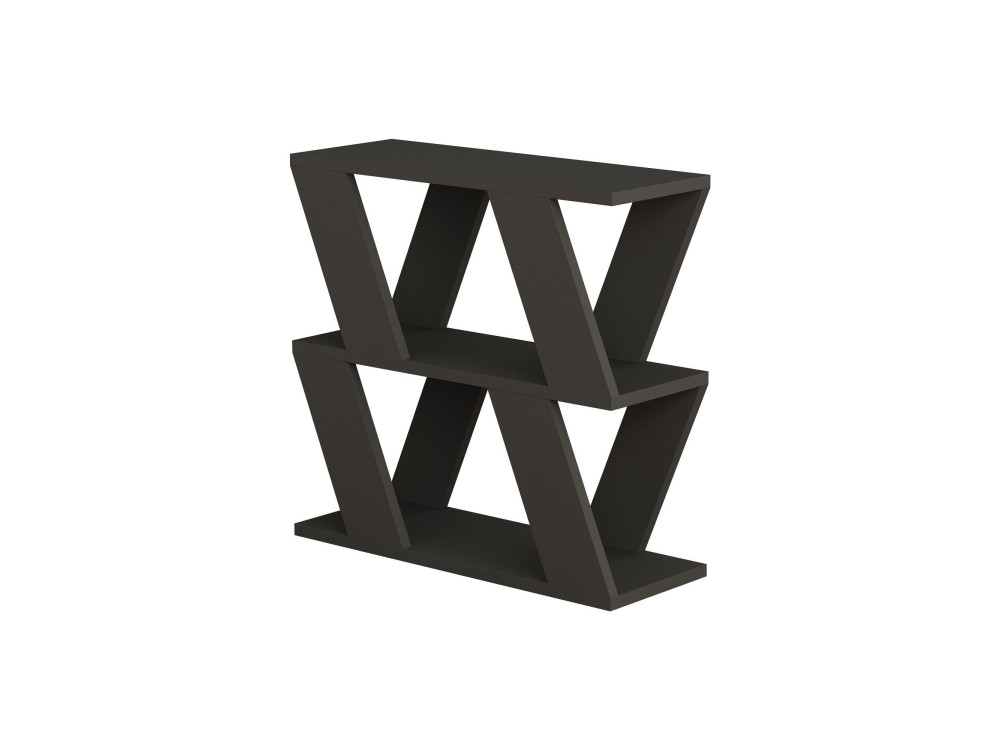 Table d'appoint en bois "Lazena" - 60 x 22 x 57 cm - Anthracite
