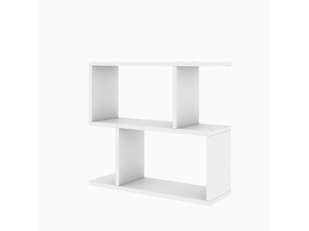 Table d'appoint en bois "Lale" - 60 x 20 x 55 cm - Blanc