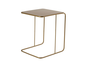 table d'appoint en métal "Poet" 47 x 46 x 57 cm - Or