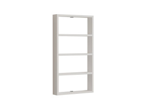 Étagère murale en bois "Quatro" - 43 x 9 x 80 cm - Blanc