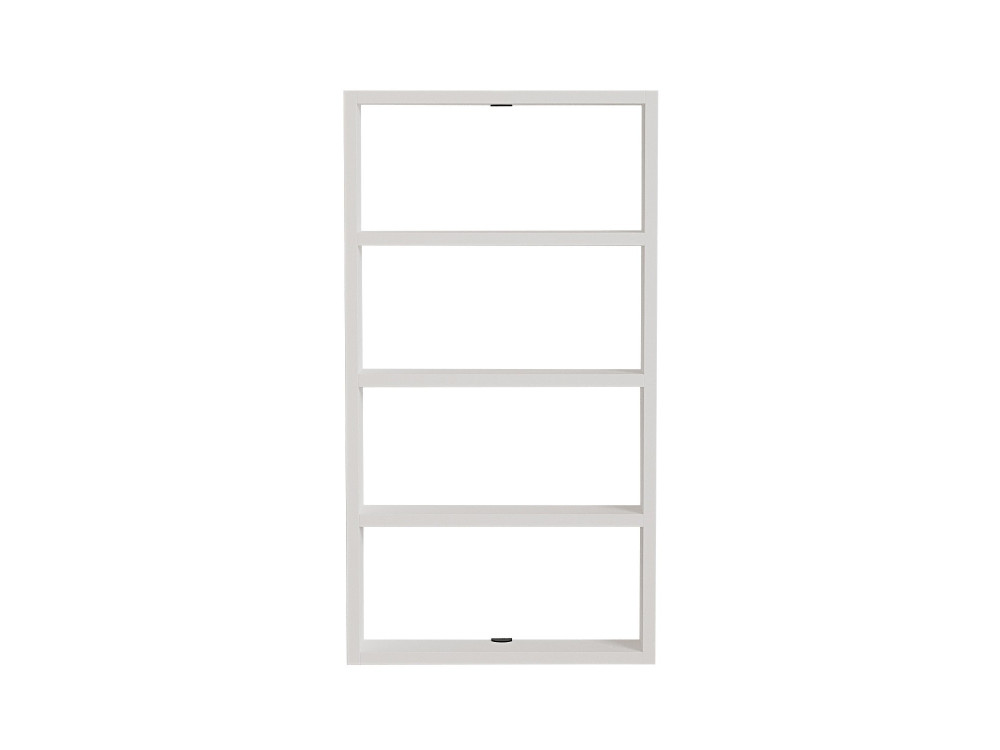 Étagère murale en bois "Quatro" - 43 x 9 x 80 cm - Blanc