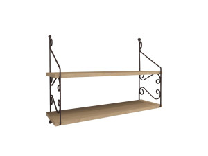 Étagère murale en bois "Seramoni" - 72 x 22 x 51 cm - Chêne