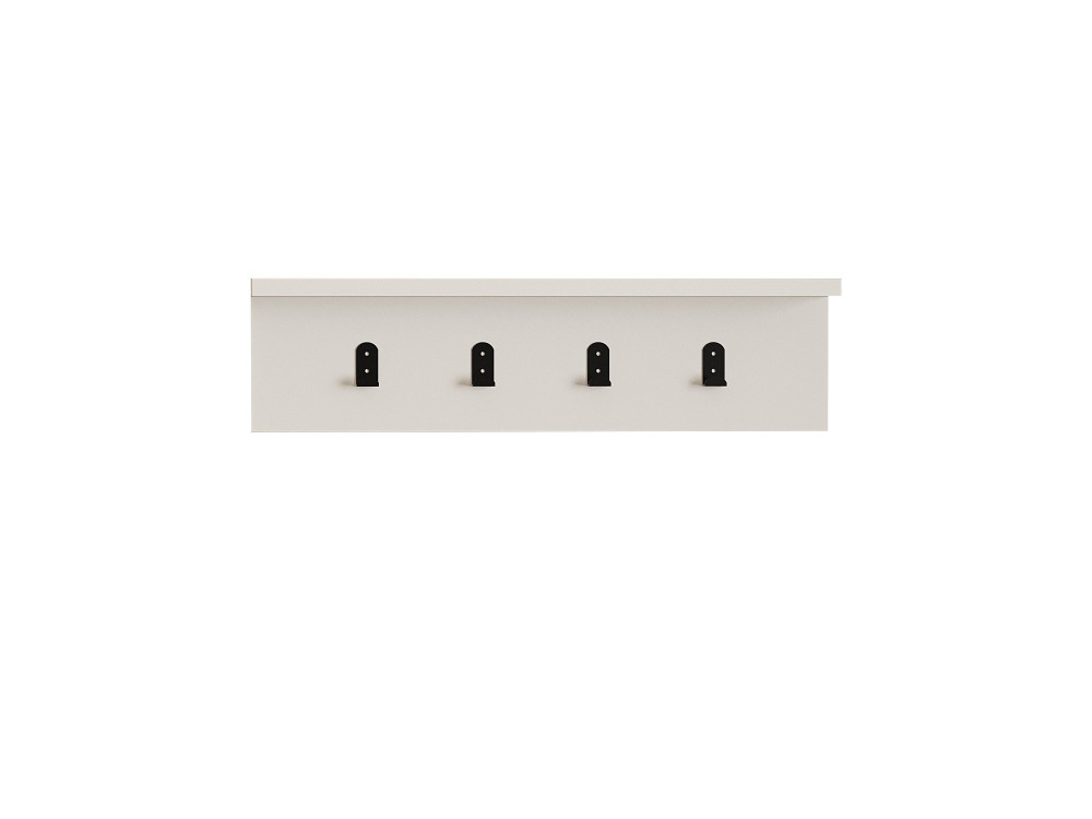 Étagère murale en bois "Ayla" - 60 x 16 x 14 cm - Blanc