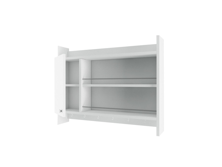Etagère de cuisine en bois "Knerr" - 85 x 13 x 65 cm - Blanc