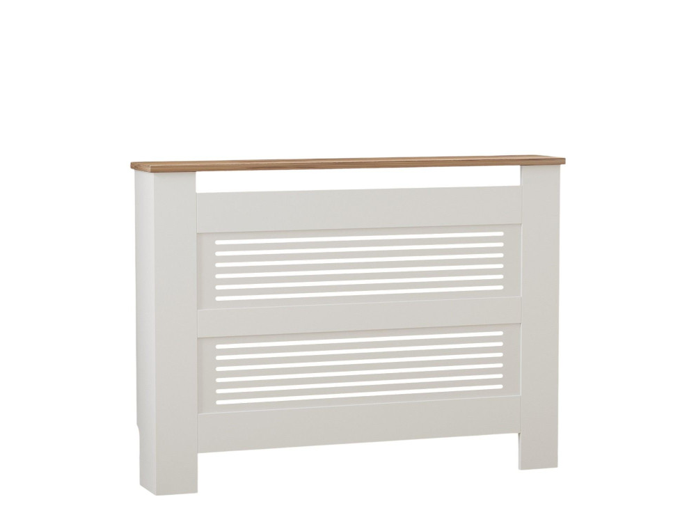 Armoire de radiateur en bois "Termora" 112 x 19 x 82 cm - Pin atlantique
