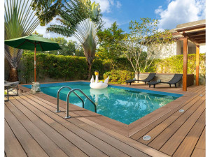 Piscine bois rectangle " Panama 130 "- 6.20 x 4.10 x 1.31 m