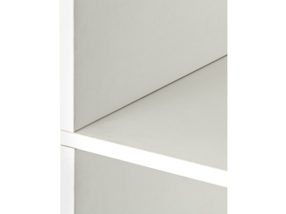 Kit dressing modulable avec 5 tiroirs et 7 étagères "Opéra" - 2 éléments - Blanc