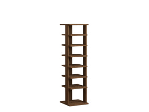 Meuble à chaussures en bois "Ayka" - 30 x 30 x 110 cm - Marron