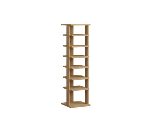 Meuble à chaussures en bois "Ayka" - 30 x 30 x 110 cm - Beige