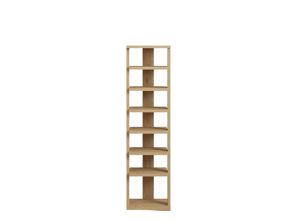 Meuble à chaussures en bois "Ayka" - 30 x 30 x 110 cm - Beige