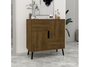Buffet en bois "Darien" - 76 x 35 x 79 cm - Marron 2