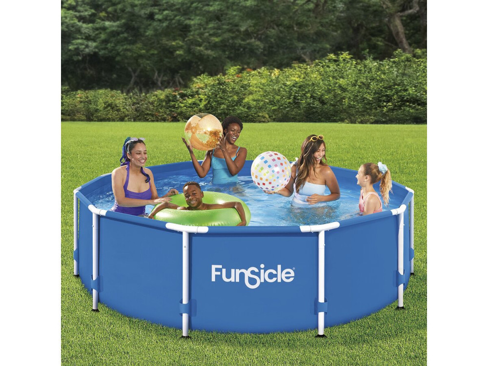 Piscine tubulaire ronde "Auria" – 305 x 76 cm - Bleu