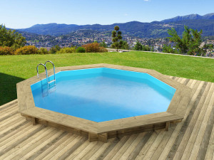 Piscine bois " Verona " - 5.10 x 1.20 m