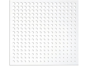 Panneau décoratif - " Moon " - Lot de 5 - 1.00 x 1.00 m - Blanc
