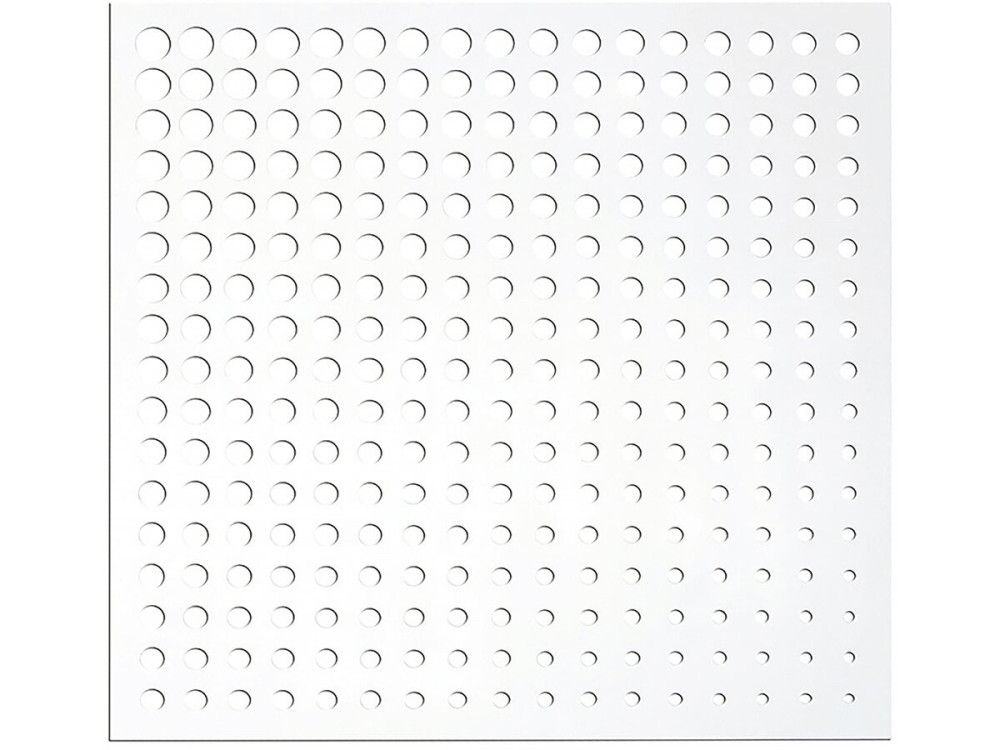 Panneau décoratif - " Moon " - Lot de 5 - 1.00 x 1.00 m - Blanc