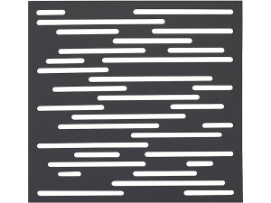 Panneau décoratif - " Nautic " - Lot de 5 - 1.00 x 1.00 m - Gris