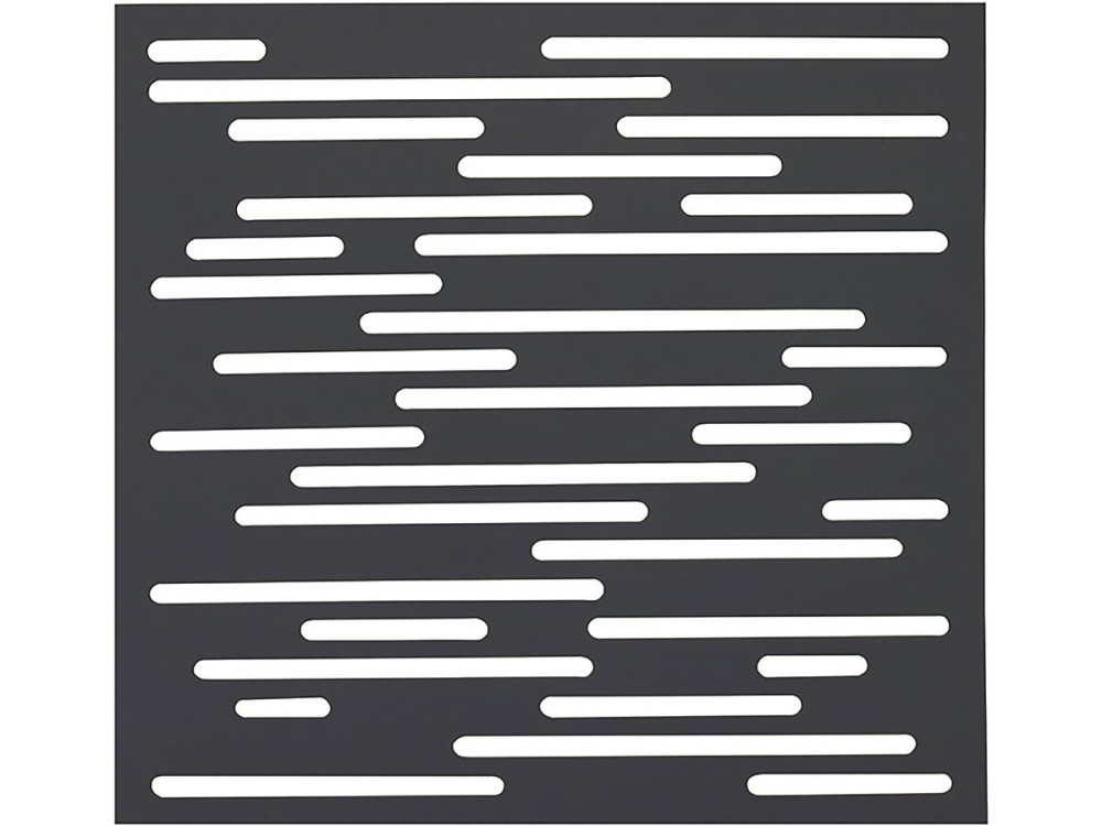 Panneau décoratif - " Nautic " - Lot de 5 - 1.00 x 1.00 m - Gris