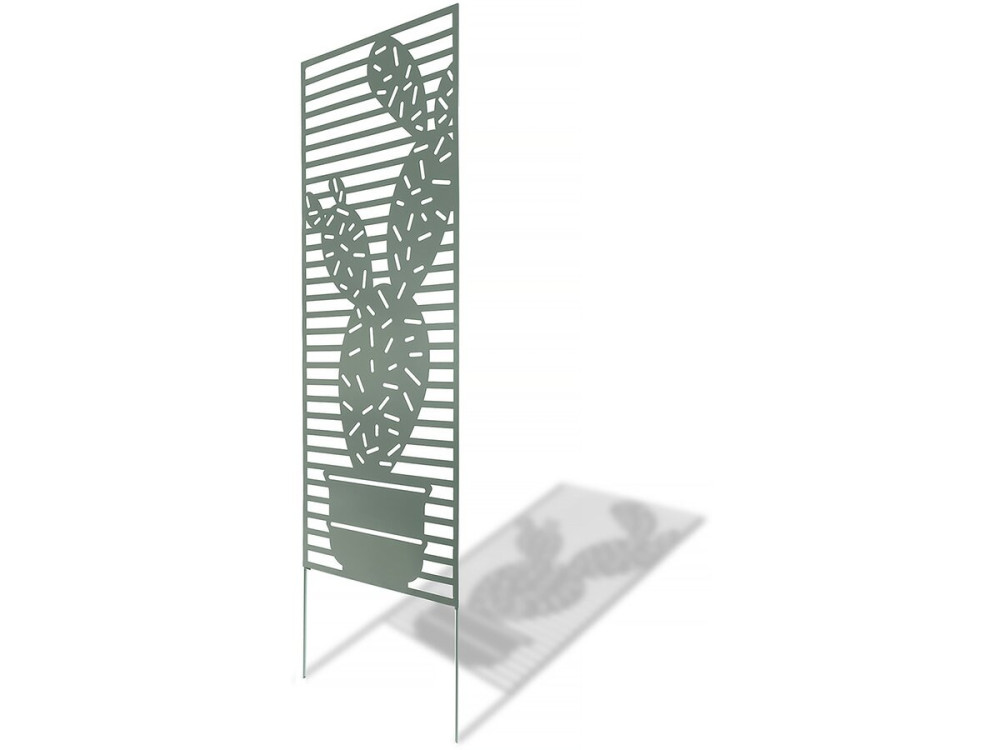 Panneau décoratif - " Cactus " - Lot de 4 - 0.60 x 1.50 m - Vert