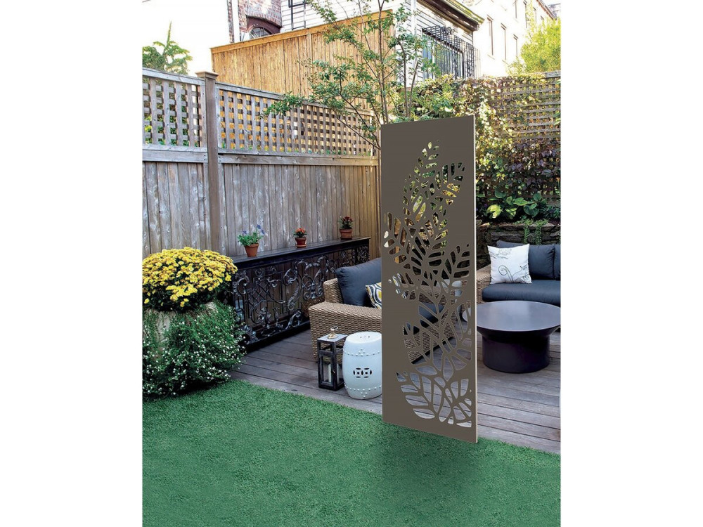 Panneau décoratif - " Athea " - Lot de 4 - 0.60 x 1.50 m - Taupe