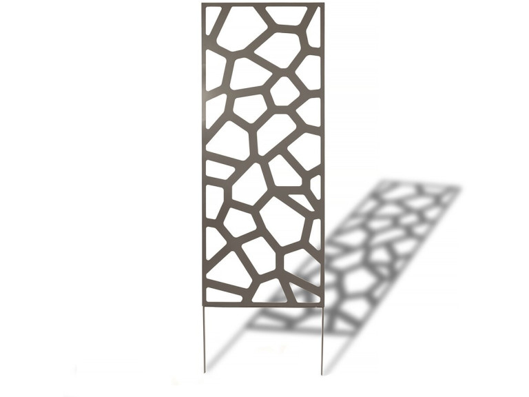 Panneau décoratif - " Stone" - Lot de 4 - 0.60 x 1.50 m - Taupe