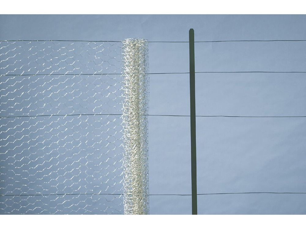Grillage métallique - "Galvanex "  - 1.00 x 25 m - Gris