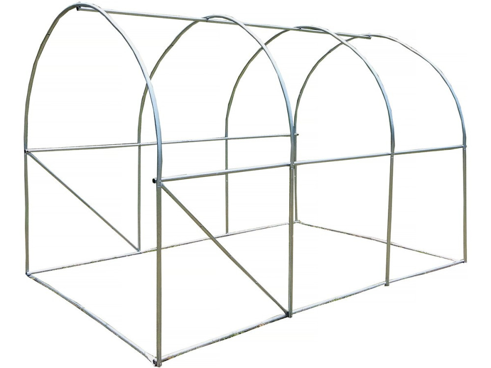 Serre tunelle de jardin 3 x 2 m  "Lys" - 6 m² - 130g - Vert