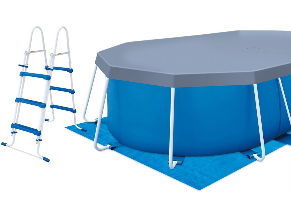 Piscine tubulaire Ovale "Tina" - 4,88 x 3,05 x 1,07 m