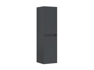 Armoire de Salle de Bain "Side 40" - 40 x 27 x 138 cm - Matte Anthracite