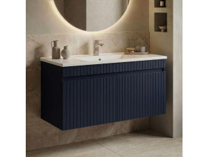 Meuble Vasque "Tivoli 100" - 100 x 45 x 57 cm - Matte Navy Blue 2