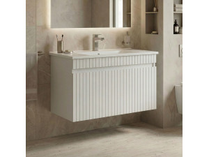Meuble Vasque "Tivoli 85" - 85 x 45 x 57 cm - Matte White 2