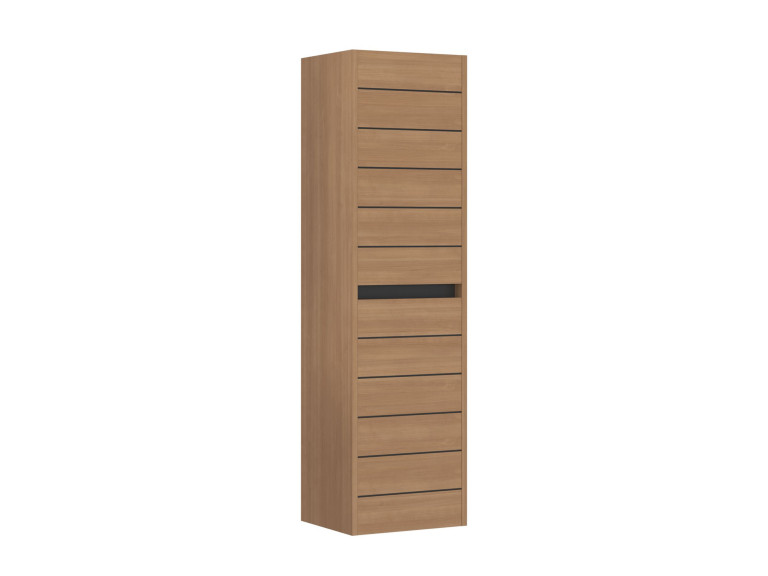 Armoire de Salle de Bain "Ricato 40" - 42 x 27 x 138 cm - Walnut