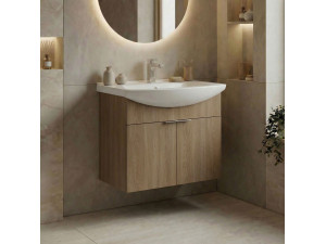 Meuble Vasque "Purus 65" - 65 x 50 x 58 cm - Sonomo Oak 2