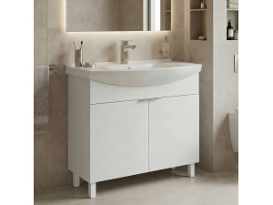 Meuble Vasque "Purus 80" - 80 x 50 x 83 cm - White 2